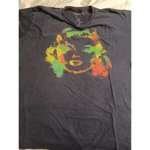 Vintage 1988 Marilyn Monroe T-Shirt Mens XL Short Sleeve Distressed Graphic Blac